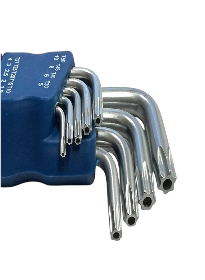 ADAWAT Torx/Star Allen Key Set of 9pcs with Hole from T10 to T50 - Image 3